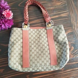 Large GG canvas gucci tote